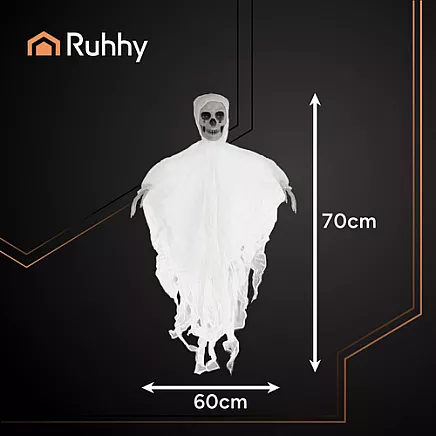 White hanging skeleton - Ruhhy decoration 26124