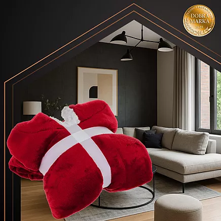 XXL sweatshirt - red blanket Ruhhy 26145