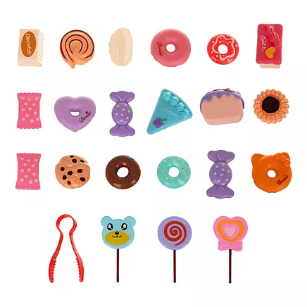 Bērnu tējas komplekts koferī ar saldumiem Kruzzel 26368