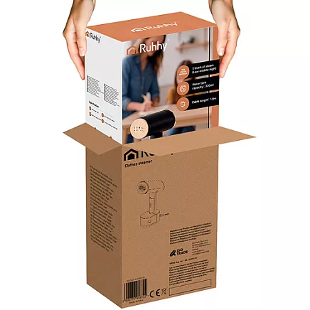 Mysti Ruhhy 26339 2000W Black Garment Steamer