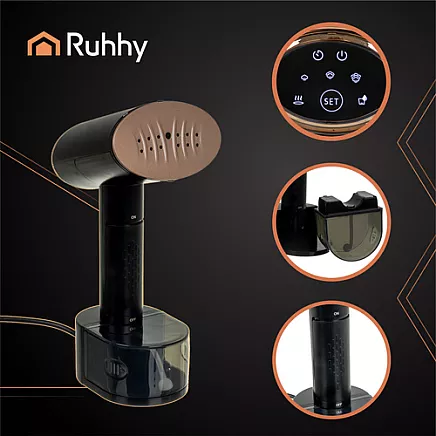 Mysti Ruhhy 26339 2000W Black Garment Steamer