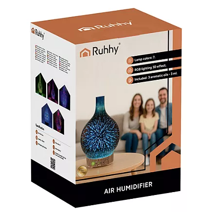 Aroma diffuser-humidifier 200ml Ruhhy 26682