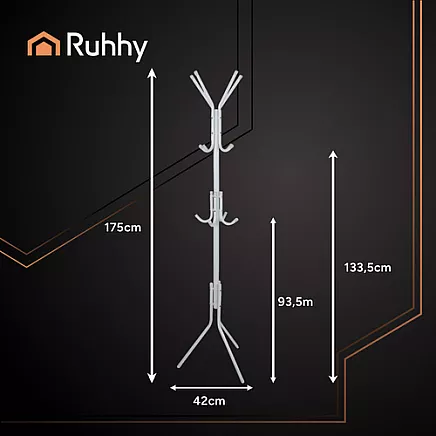 Standing hanger 170cm - white Ruhhy 26360