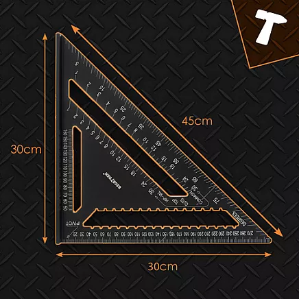 Carpenters square 30x30cm Bigstreen 25874