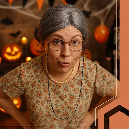 Grandma Costume 5 Pieces Ruhhy 26149