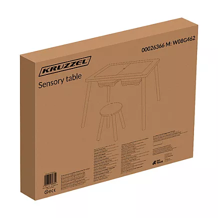 Kruzzel 26366 Sensory Table with Chair