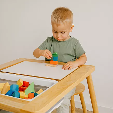Kruzzel 26366 Sensory Table with Chair