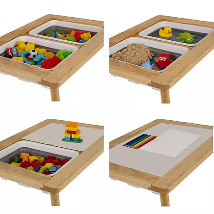 Kruzzel 26366 Sensory Table with Chair