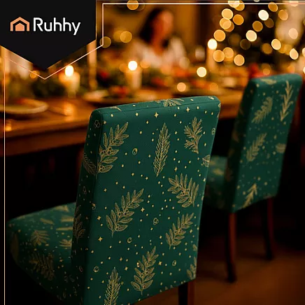 Chair covers 6 pcs light green Ruhhy 26637