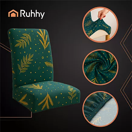 Chair covers 6 pcs light green Ruhhy 26637