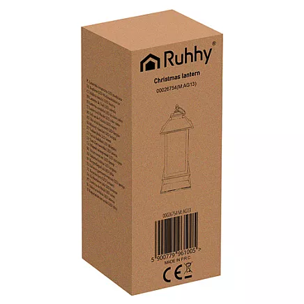 Latarenka świąteczna LED miedziana Ruhhy 26754