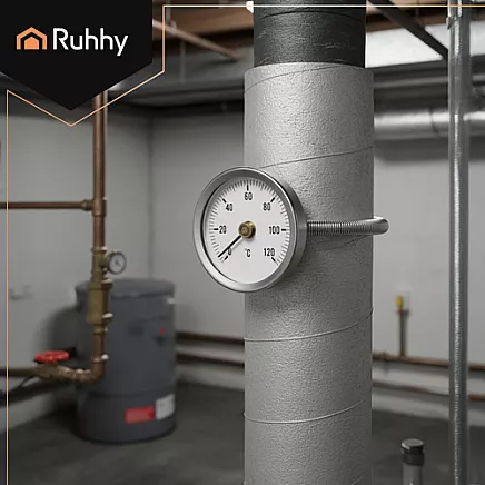 Ciparnīcas termometrs caurulēm Ruhhy 26557, 0-120°C