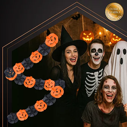 Garland - pumpkin 3m Ruhhy 26030