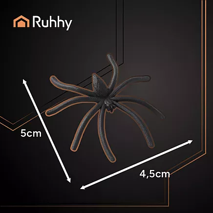 Artificial spiderweb + 2 Ruhhy spiders 26074