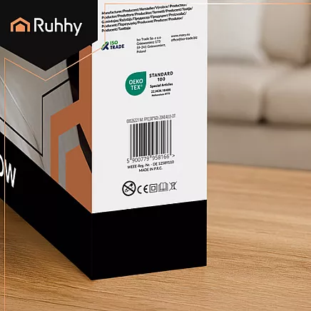 Elektriskais sildīšanas spilvens Ruhhy 26221, 60x38 cm, pelēks