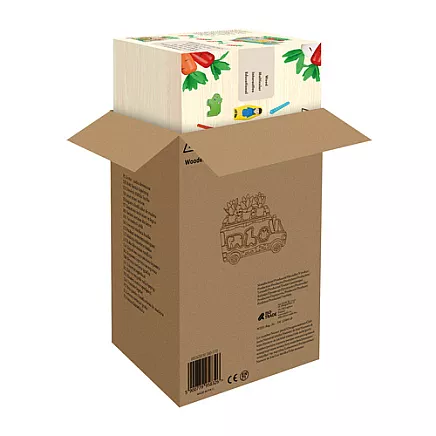 Sorter - autko drewniane Kruzzel 26250