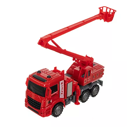 Ugunsdzēsēju mašīnu komplekts bērniem 6w1 26305, sarkans