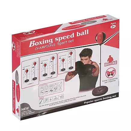 Boxing set - punch + gloves 26094