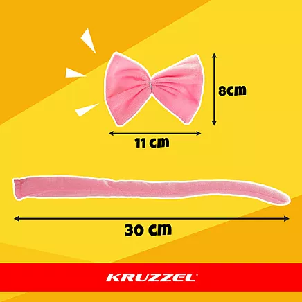 Kaķa kostīms meitenēm 4 daļas Kruzzel 26517, rozā