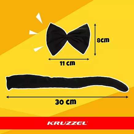 Kitten Costume - Black 4-Piece Kruzzel 26518