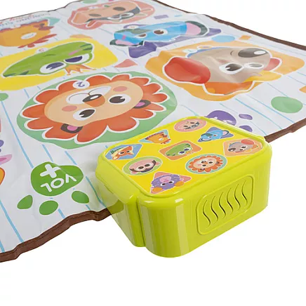 Interaktīvs muzikālais deju paklājiņš bērniem 82 x 65 cm