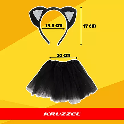 Kitten costume - 7-piece set Kruzzel 26474