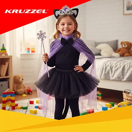 Kitten costume - 7-piece set Kruzzel 26474