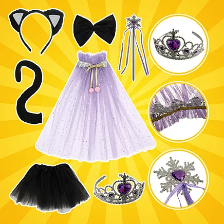 Kitten costume - 7-piece set Kruzzel 26474