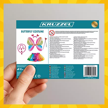 Butterfly Costume 6 Piece Kruzzel 26742