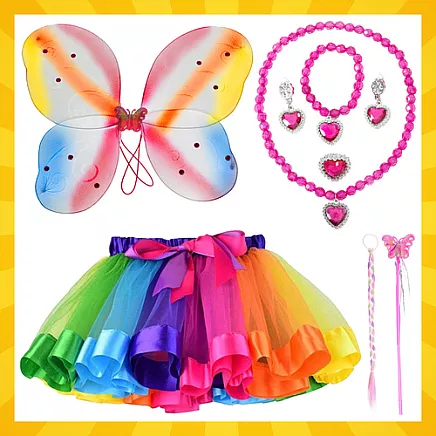 Butterfly Costume 6 Piece Kruzzel 26742