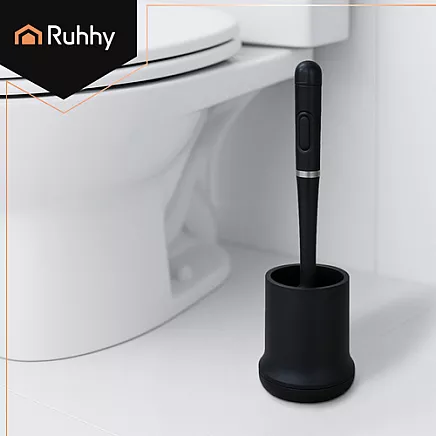 Silicone bathroom brush black Ruhhy 25882