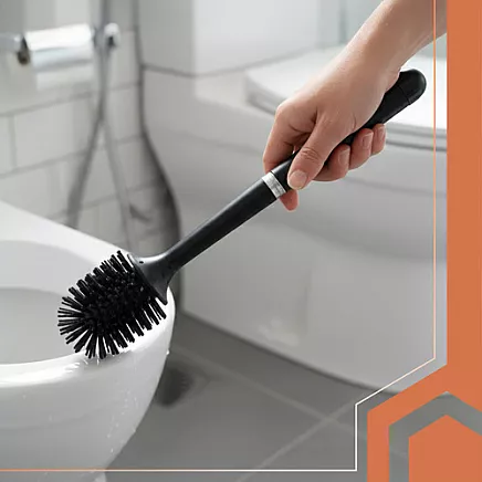 Silicone bathroom brush black Ruhhy 25882