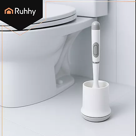 Silicone bathroom brush white Ruhhy 25881