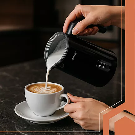 Milk frother black 400W Ruhhy 26180