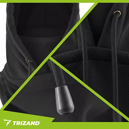 Winter scarf - black Trizand 26127