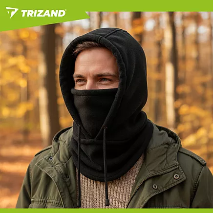Winter scarf - black Trizand 26127