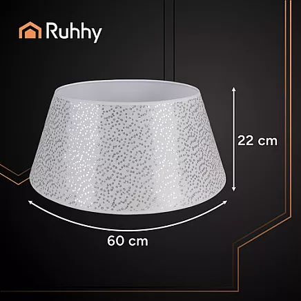 Christmas tree cover 60x22cm silver Ruhhy 25361