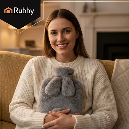 Gumijas termofors plīša pārvalkā Trusītis 1,8L Ruhhy 26383