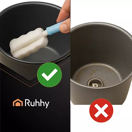 Milk frother with display 500W Ruhhy26649