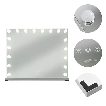 Cosmetic mirror 80x62cm LED Soulima 25808