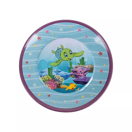 Bērnu tējas servīze ar nāriņu, metāla rotaļu trauki koferī