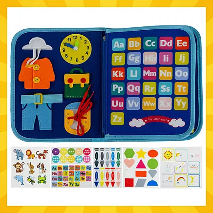 Manipulative book - blue Kruzzel 26881