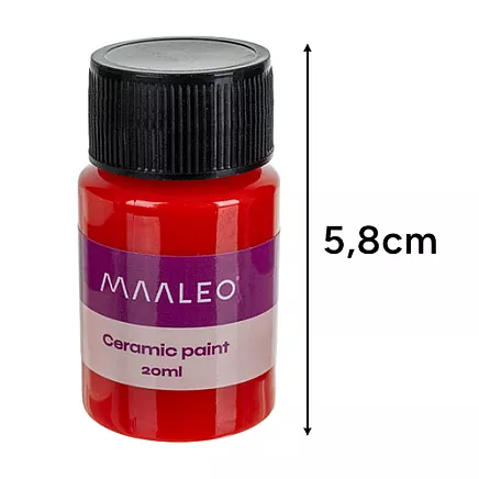 Glass and ceramic paints 12 colors Maaleo 26296