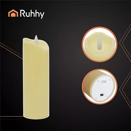 LED candle/insert 17x5cm 1pc Ruhhy 26720