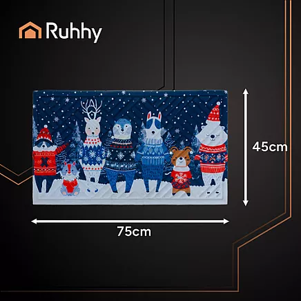 Christmas doormat 75x45cm Ruhhy 26636