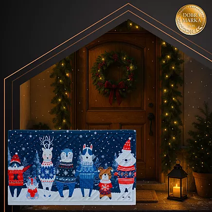 Christmas doormat 75x45cm Ruhhy 26636