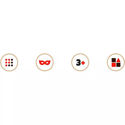 Attīstošā koka puzle Saules sistēma labirints bērniem Kruzzel 26696