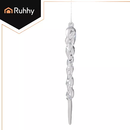 Akrila eglīšu lāstekas 12 gab. Ruhhy 25377, caurspīdīgas