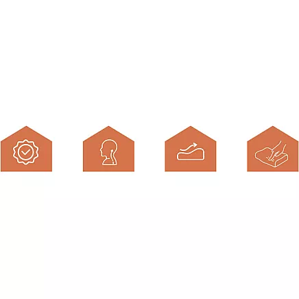 Ortopēdiskais memory putu spilvens Ruhhy 26039 gulēšanai