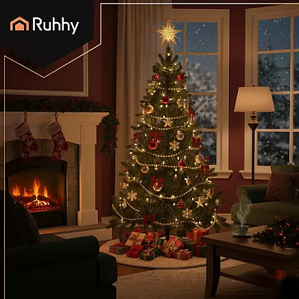 Christmas tree 2.1m with thin needles Ruhhy 26669